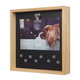 Young's Inc. Paw Print Wooden Photo Frame with Clip, 4 x 6 in, thumbnail image