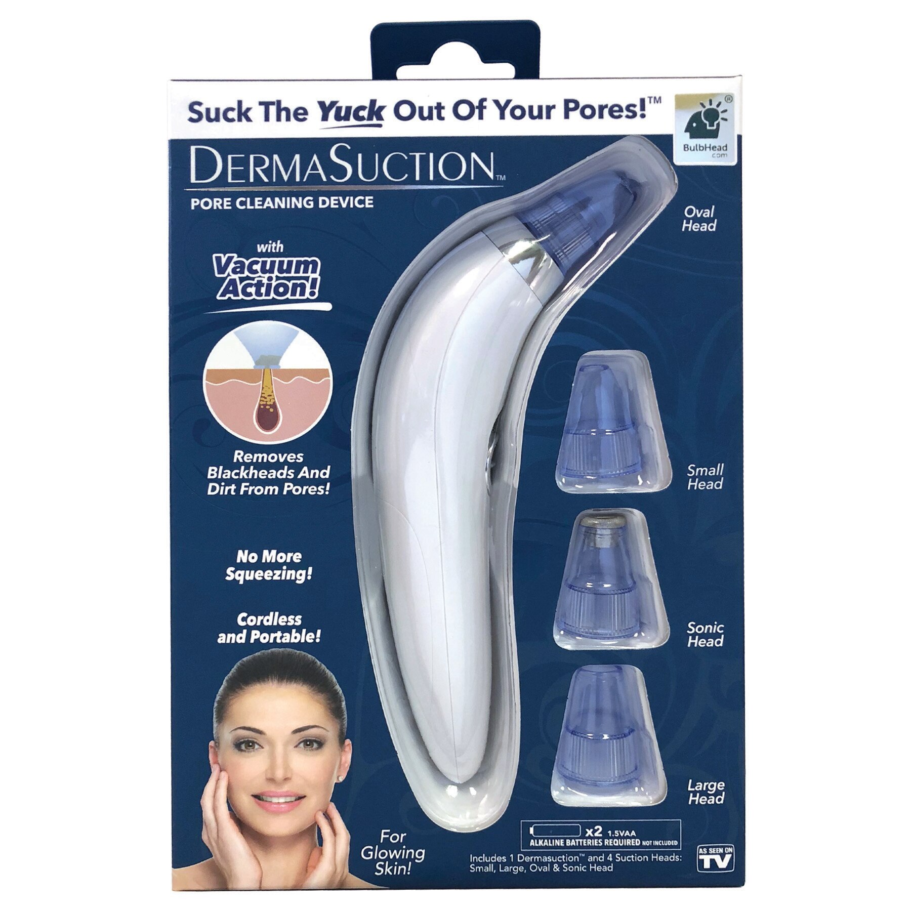 DermaSuction - Dispositivo para limpiar los poros