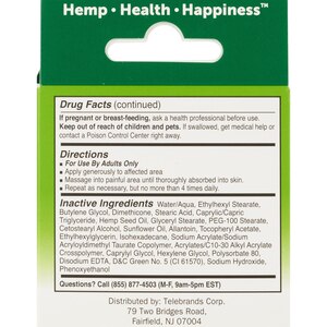 Hempvana Maximum Strength Pain Relief Cream, 4 OZ