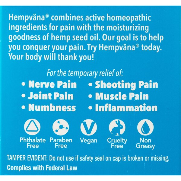 Hempvana Ultra-Strength Nerve Relief Cream, 3 OZ