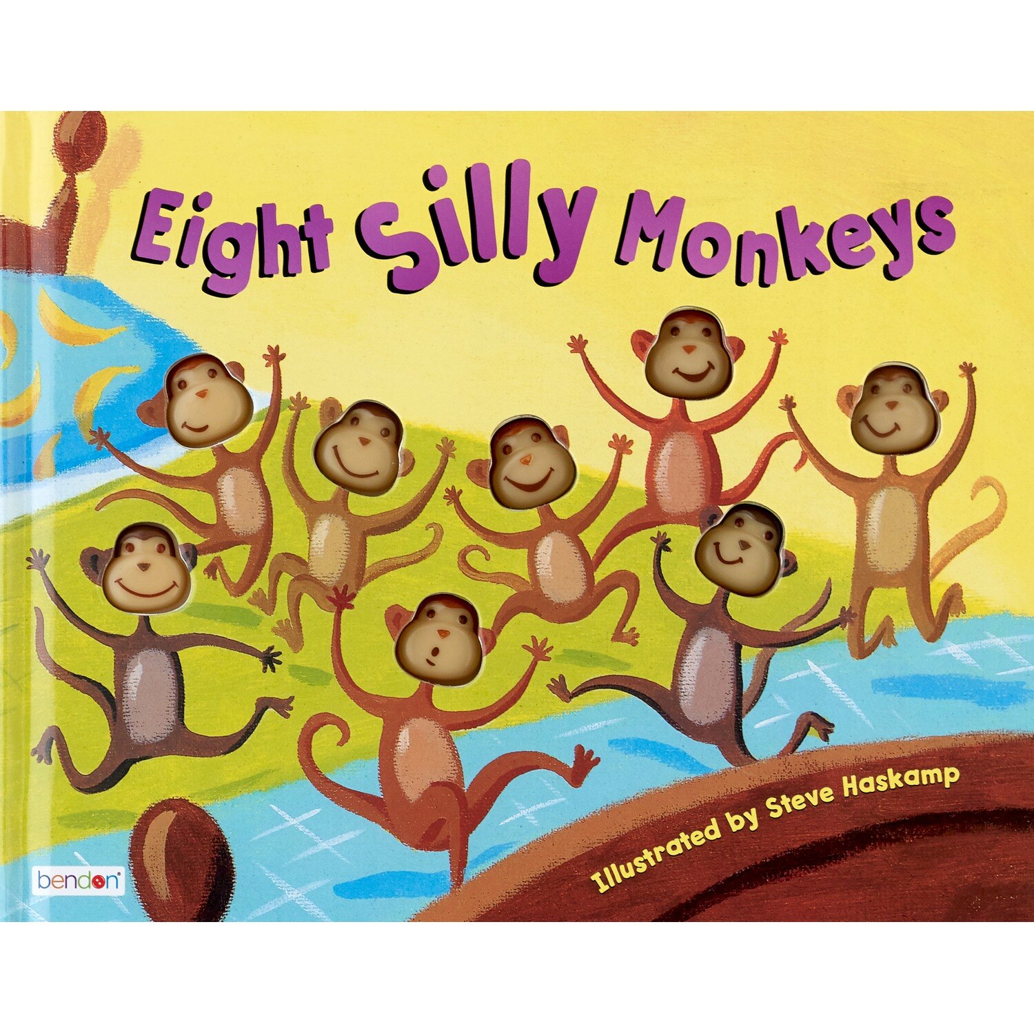 Eight Silly Monkeys Storybook