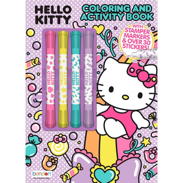 Hello Kitty Coloring & Activity Book with Stamp Markers