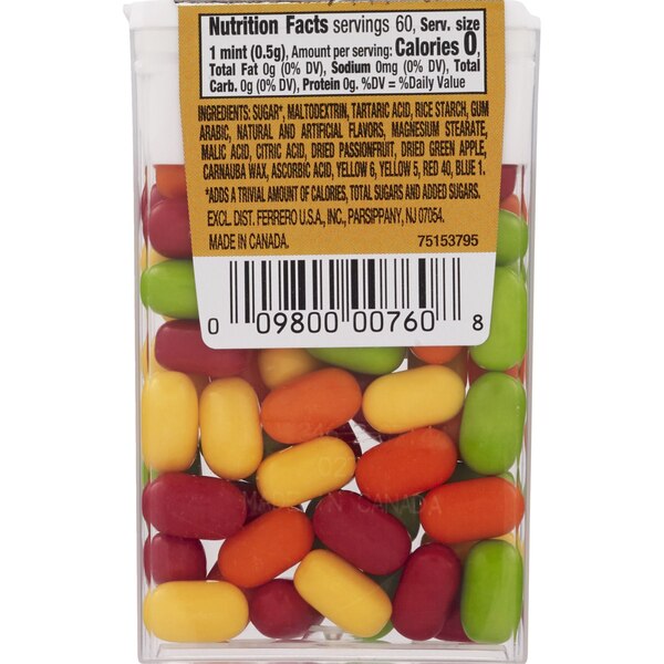 Tic Tac Fruit Adventure Mints, 1 oz