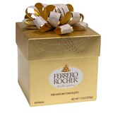 Ferrero Rocher, Gold Ribbon Gift Cube, 18 ct, 7.9 oz, thumbnail image