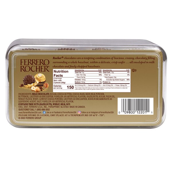 Ferrero Rocher, Gift Box, 16 ct, 7 oz