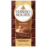 Ferrero Rocher, Milk Hazelnut Bar, 3.1 oz, thumbnail image