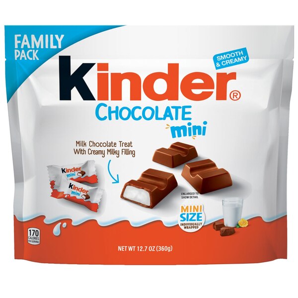 Kinder, Chocolate Minis, Family Size, 12.7 oz