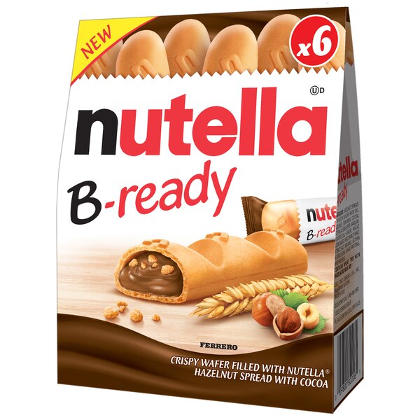 Nutella B-Ready, 6 ct, 4.6 oz