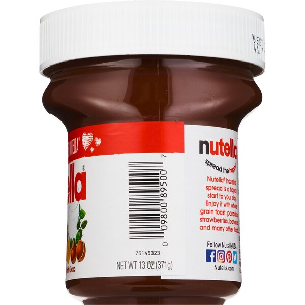 Nutella Hazelnut Spread, 13 oz