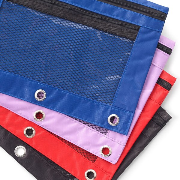 Caliber Pencil Case with Zipper, Assorted