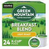 Green Mountain Coffee Roasters Light Roast Breakfast Blend Keurig K-Cup Pods, 24 CT, thumbnail image