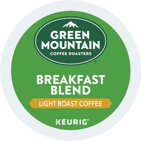 Green Mountain Coffee Roasters Light Roast Breakfast Blend Keurig K-Cup Pods, 24 CT