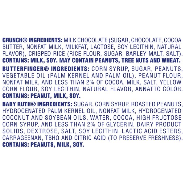 Assorted Miniatures Candy Bars Variety Pack, 39.5 oz