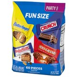 Butterfinger, Crunch, 100 Grand and Baby Ruth Assorted Fun Size Candy, 37.2 oz, thumbnail image