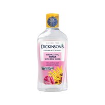 Dickinson's Enhanced Witch Hazel Hydrating Toner with Rosewater, Alcohol Free, 98% Natural Formula, 16 OZ