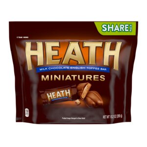 Heath Miniatures Chocolatey English Toffee, Candy Share Pack, 10.2 Oz , CVS