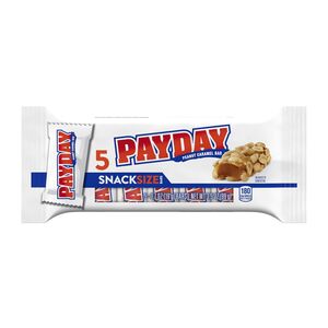 Payday Peanut Caramel Snack Size Candy, 5 CT
