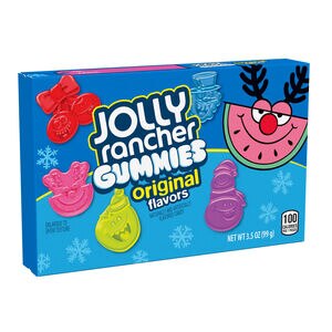 JOLLY RANCHER Assorted Original Fruit Flavored Gummies Candy, Holiday, 3.5 oz, Box