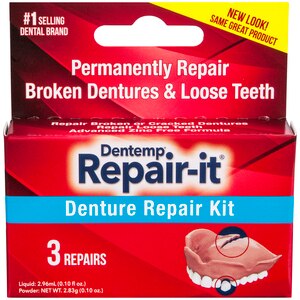 Dentemp Repair-it - Kit de reparación de prótesis dental