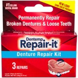 Dentemp Repair-it Denture Repair Kit, 3 Repairs, thumbnail image 1 of 3