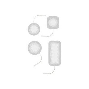 Kendall Health Care Unipatch Self-Adhering and Reusable Stimulating Electrodes 2-3/4 in. Round, 4CT
