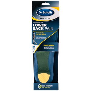 Dr. Scholl's Men's Pain Relief Orthotics Size 8 to 14, 1 PR, For Lower Back