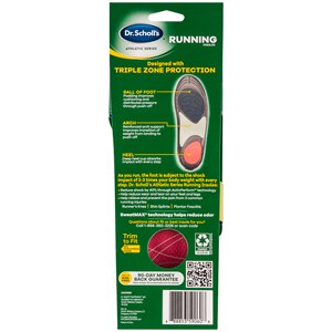 dr scholl's running insoles women's