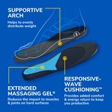Dr. Scholl's Men's Comfort and Energy Work Insoles, Size 8-14, thumbnail image 5 of 7