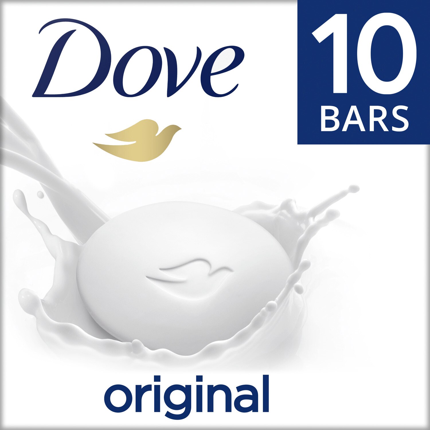 Dove White Beauty Bar More Moisturizing Than Bar Soap, 3.75 Oz, 10 Bars - 3.17 Oz , CVS
