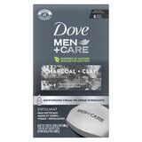 Dove Men+Care More Moisturizing Than Bar Soap Charcoal + Clay Body and Face Bar, thumbnail image 2 of 5