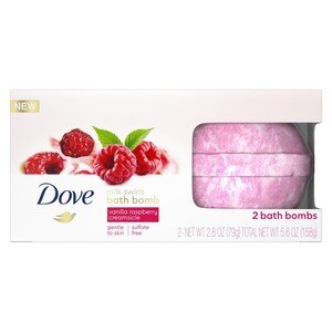 Dove Milk Swirls Bath Bombs, 5.6 OZ