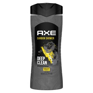  AXE Dermatologist Tested Body Wash for Men with Charcoal + Watermint Deep Clean, 16 OZ 