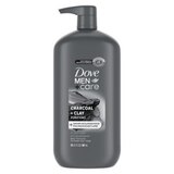 Dove Men+Care Body Wash, Purifying Charcoal + Clay, 30 OZ, thumbnail image 1 of 6