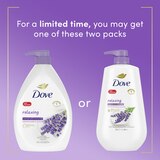 Dove MicroMoisture Relaxing Lavender Oil and Chamomile Body Wash Pump, 30.6 OZ, thumbnail image 5 of 8