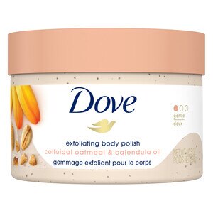 Dove Exfoliating Body Polish Body Scrub, 10.5 OZ