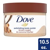 Dove Exfoliating Body Polish, Brown Sugar & Coconut Butter, 10.5 oz, thumbnail image 3 of 7