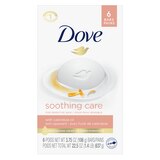 Dove Soothing Care Moisturizing Beauty Bar with Calendula Oil For Sensitive Skin, 3.75 OZ, thumbnail image 1 of 6