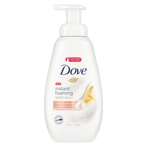 Dove Soothing Care Sulfate Free Hypoallergenic Foaming Body Wash With Calendula-Infused Oils for Sensitive Skin, 13.5 OZ