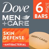 Dove Men+Care Skin Defense Soap Bar For Smooth and Hydrated Skin Care, 3.75 OZ, thumbnail image 3 of 6