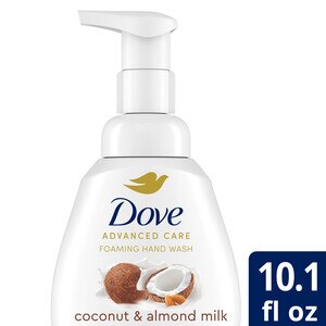 Dove Advanced Care Foaming Hand Wash, Coconut & Almond Milk, 10.1 oz