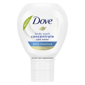 Dove Body Wash Concentrate Refill, 4 OZ