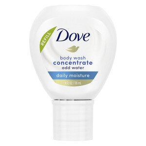 Dove Refill Body Wash Concentrate Daily Moisture, 4 Oz , CVS