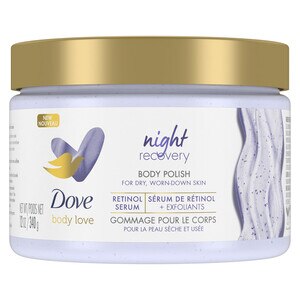 Dove Body Love Night Recovery Body Polish With Retinol, 12 Oz , CVS