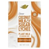 Dove Plant-Based Beauty Bar Soap, Smooth Operator, Coconut Milk & Sugar Lychee, 5 OZ, thumbnail image 1 of 5
