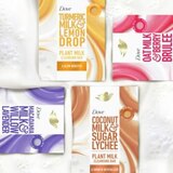 Dove Plant-Based Beauty Bar Soap, Smooth Operator, Coconut Milk & Sugar Lychee, 5 OZ, thumbnail image 4 of 5