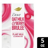 Dove Plant-Based Beauty Bar Soap, Moisture Marvel, Oat Milk & Berry Brulee, 5 OZ, thumbnail image 2 of 5