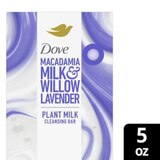 Dove Plant-Based Beauty Bar Soap, Serenity Seeker, Macadamia Milk & Willow Lavender, 5 OZ, thumbnail image 2 of 5