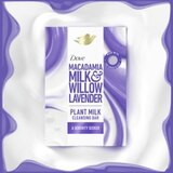 Dove Plant-Based Beauty Bar Soap, Serenity Seeker, Macadamia Milk & Willow Lavender, 5 OZ, thumbnail image 3 of 5