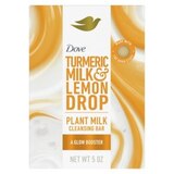 Dove Plant-Based Beauty Bar Soap, Glow Booster, Turmeric Milk & Lemon Drop, 5 OZ, thumbnail image 1 of 4
