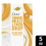 Dove Plant-Based Beauty Bar Soap, Glow Booster, Turmeric Milk & Lemon Drop, 5 OZ, thumbnail image 2 of 4